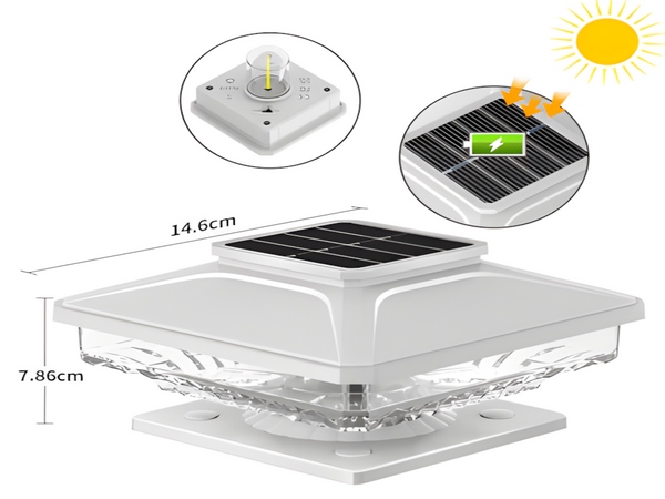Solar garden light bulbs have excellent heat dissipation properties.